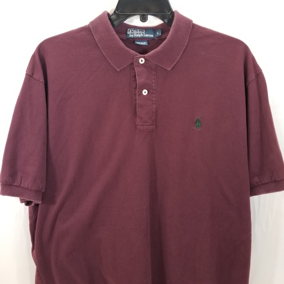Polo Ralph Lauren Maroon Polo Shirt Large - Picture 4 of 13